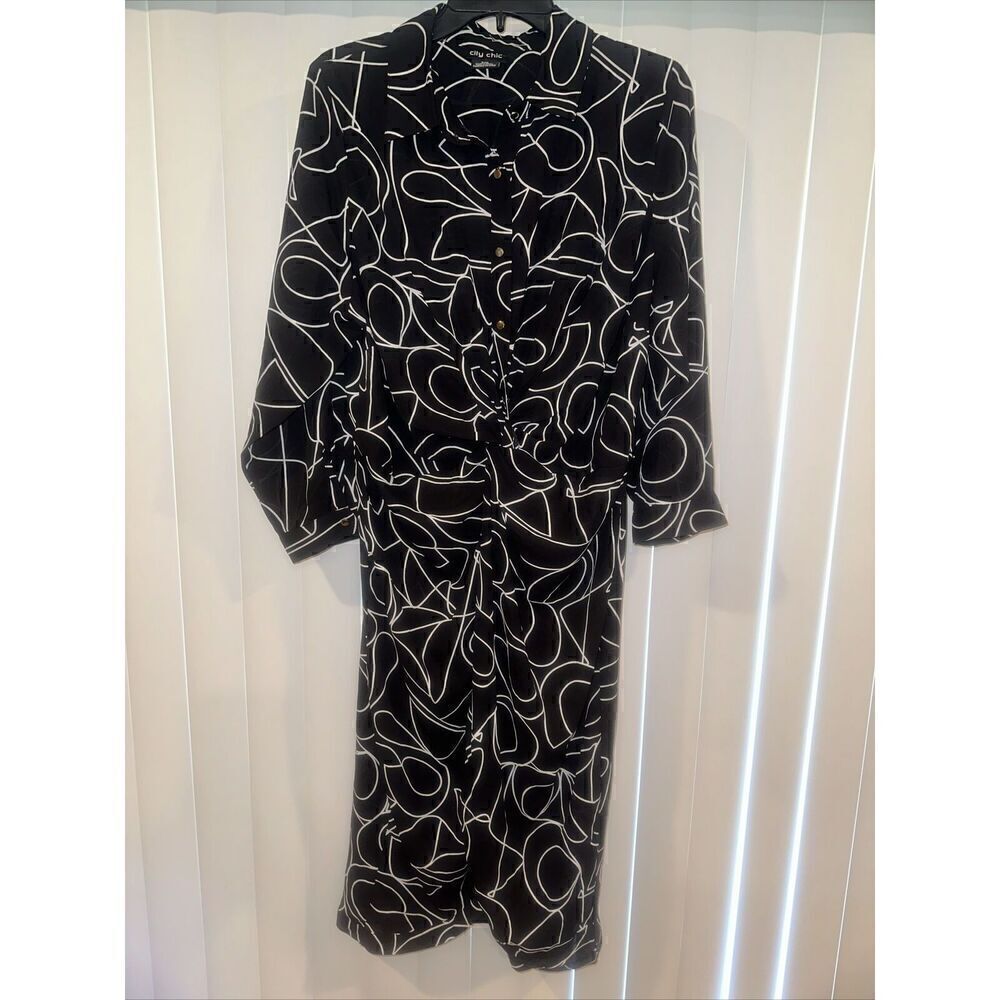 City Chic Women’s Size Small 16 Black Maxi Dress NWOT. 6
